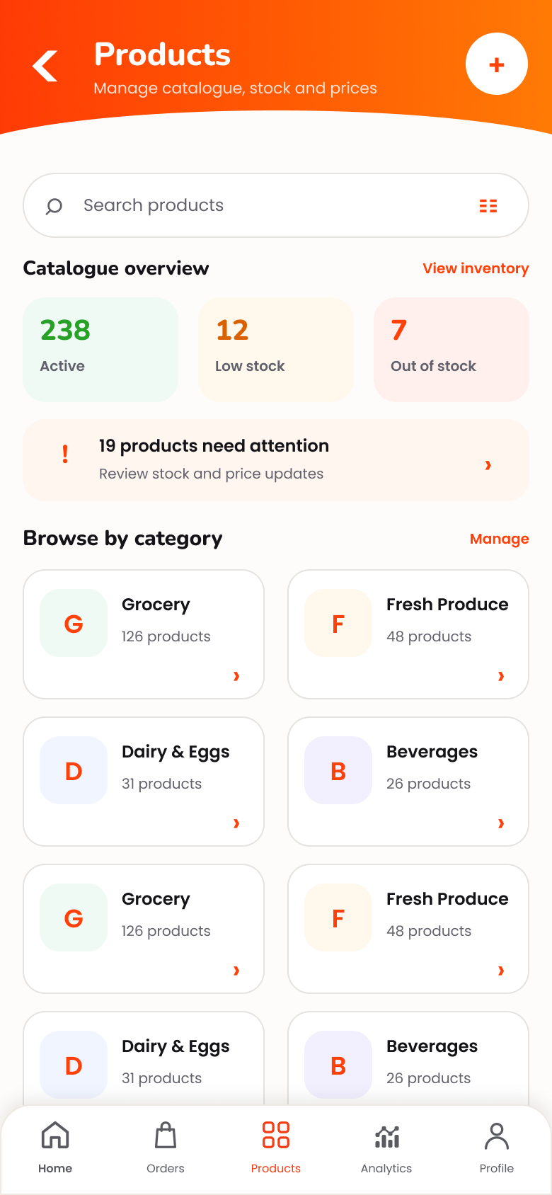 Essentily Vendor products overview
